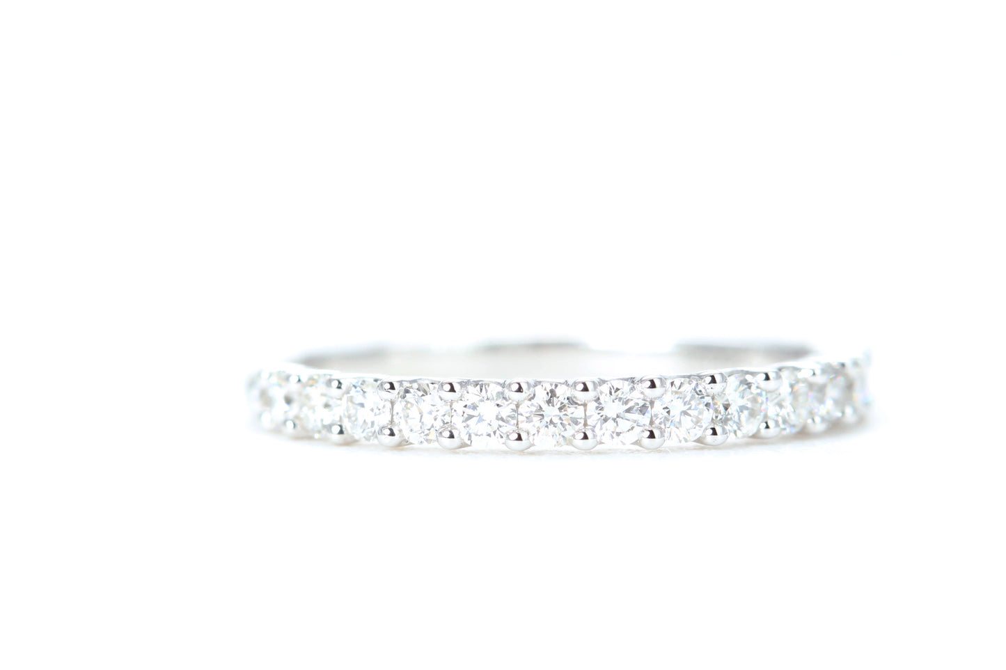 Micro Pavé 1/2 Carat Diamond Ring in 14K White Gold
