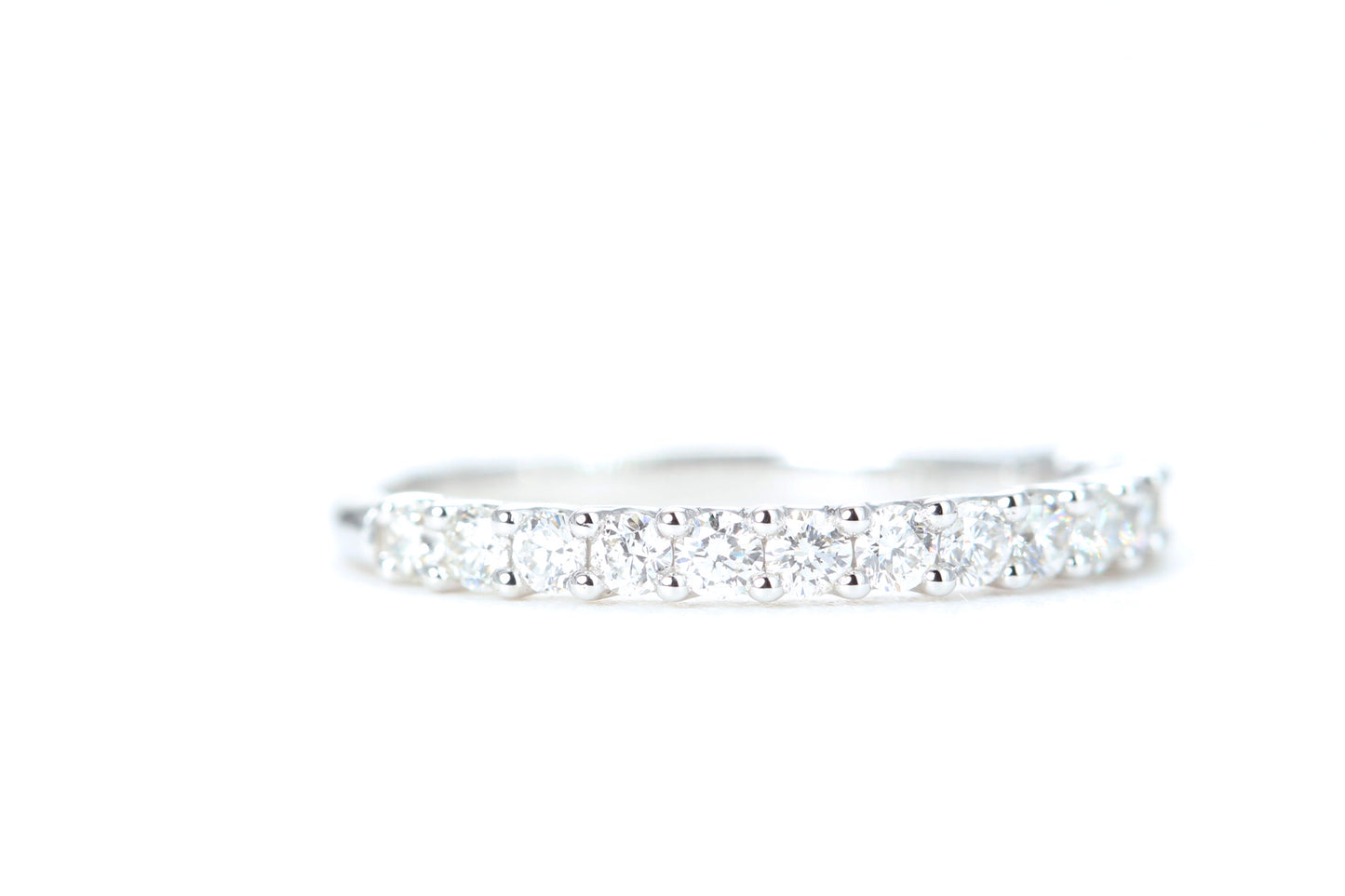 Micro Pavé 1/2 Carat Diamond Ring in 14K White Gold