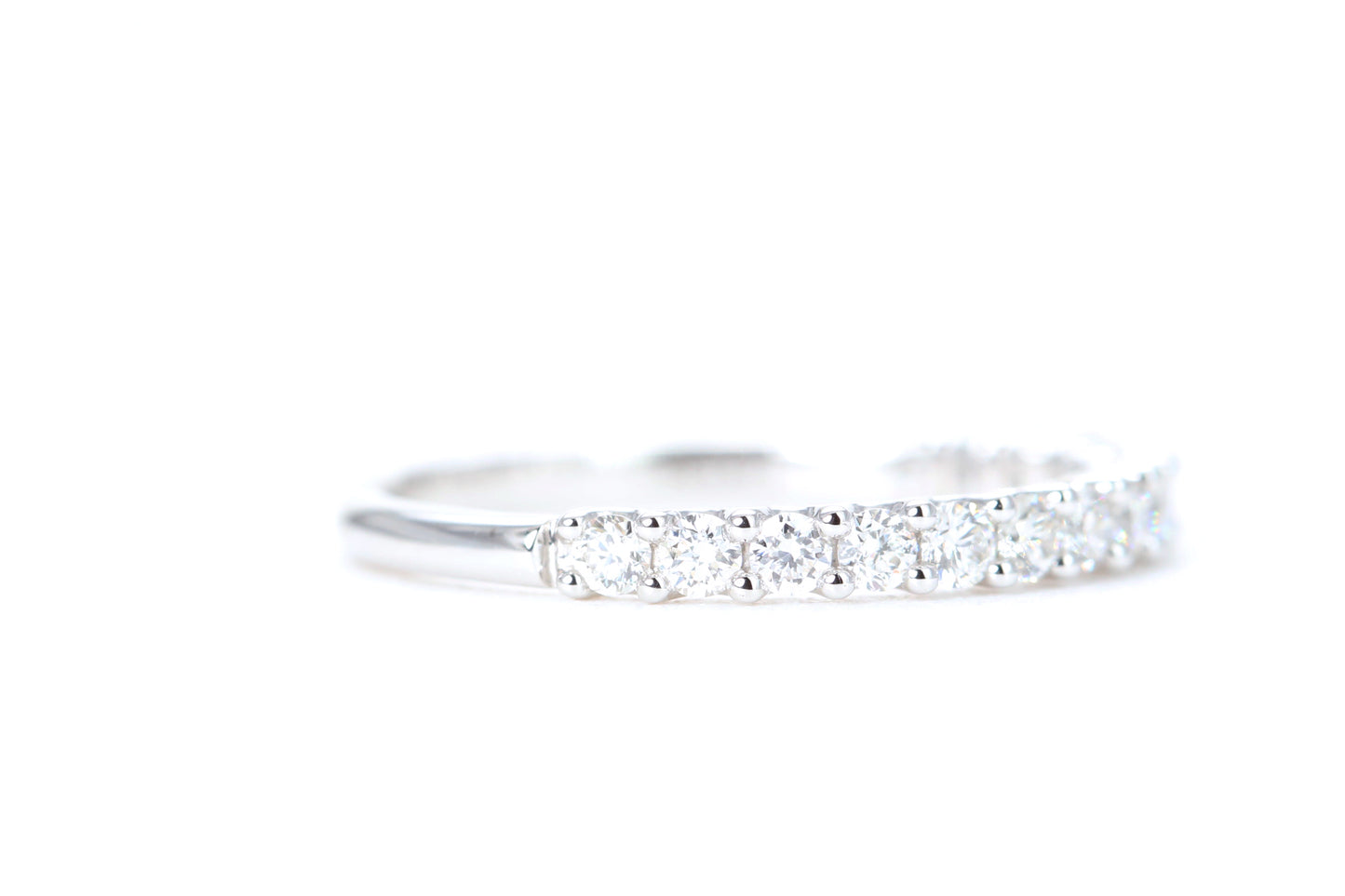 Micro Pavé 1/2 Carat Diamond Ring in 14K White Gold