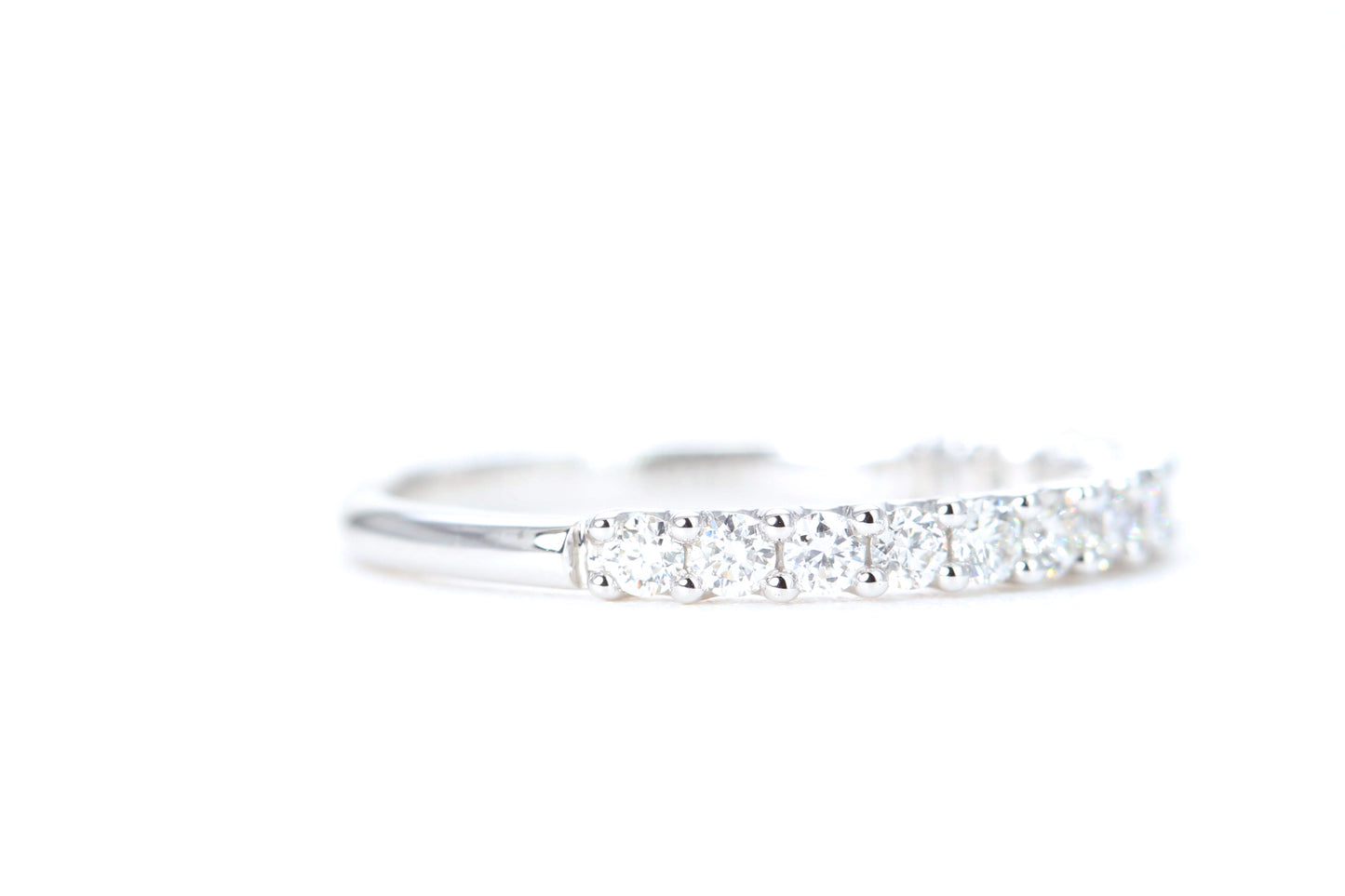 Micro Pavé 1/2 Carat Diamond Ring in 14K White Gold