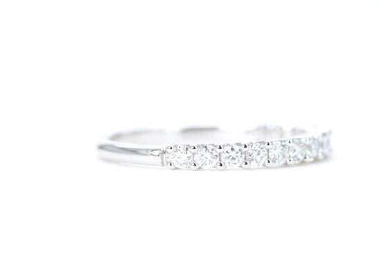 Micro Pavé 1/2 Carat Diamond Ring in 14K White Gold