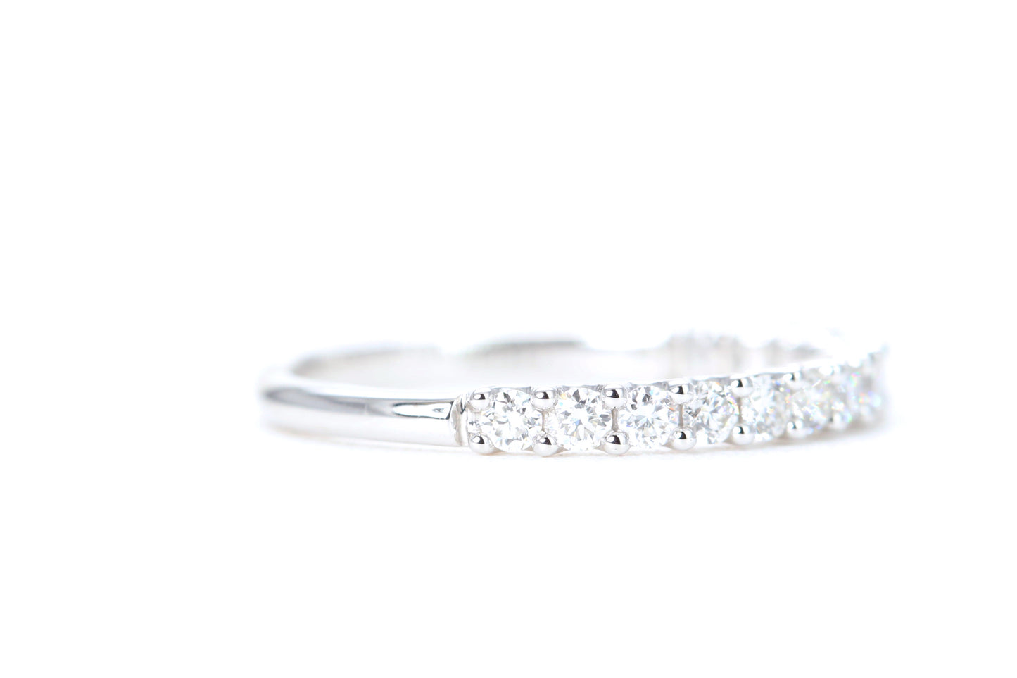 Micro Pavé 1/2 Carat Diamond Ring in 14K White Gold
