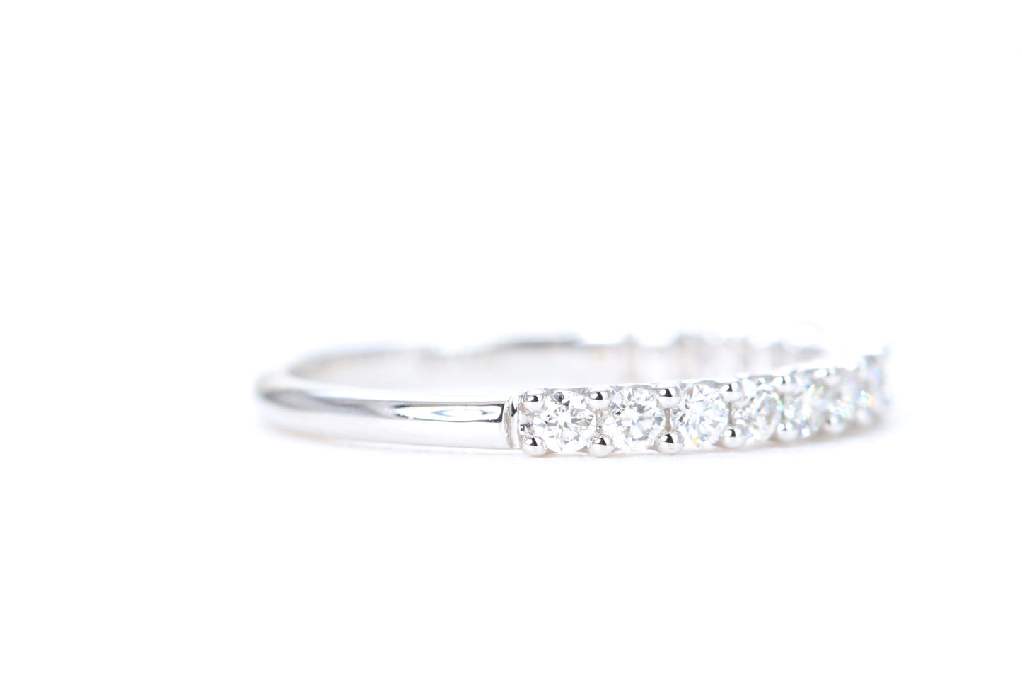 Micro Pavé 1/2 Carat Diamond Ring in 14K White Gold