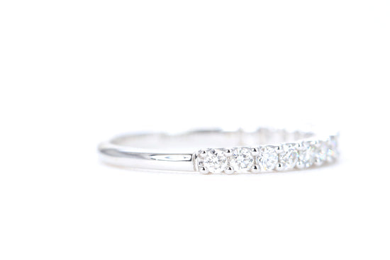 Micro Pavé 1/2 Carat Diamond Ring in 14K White Gold