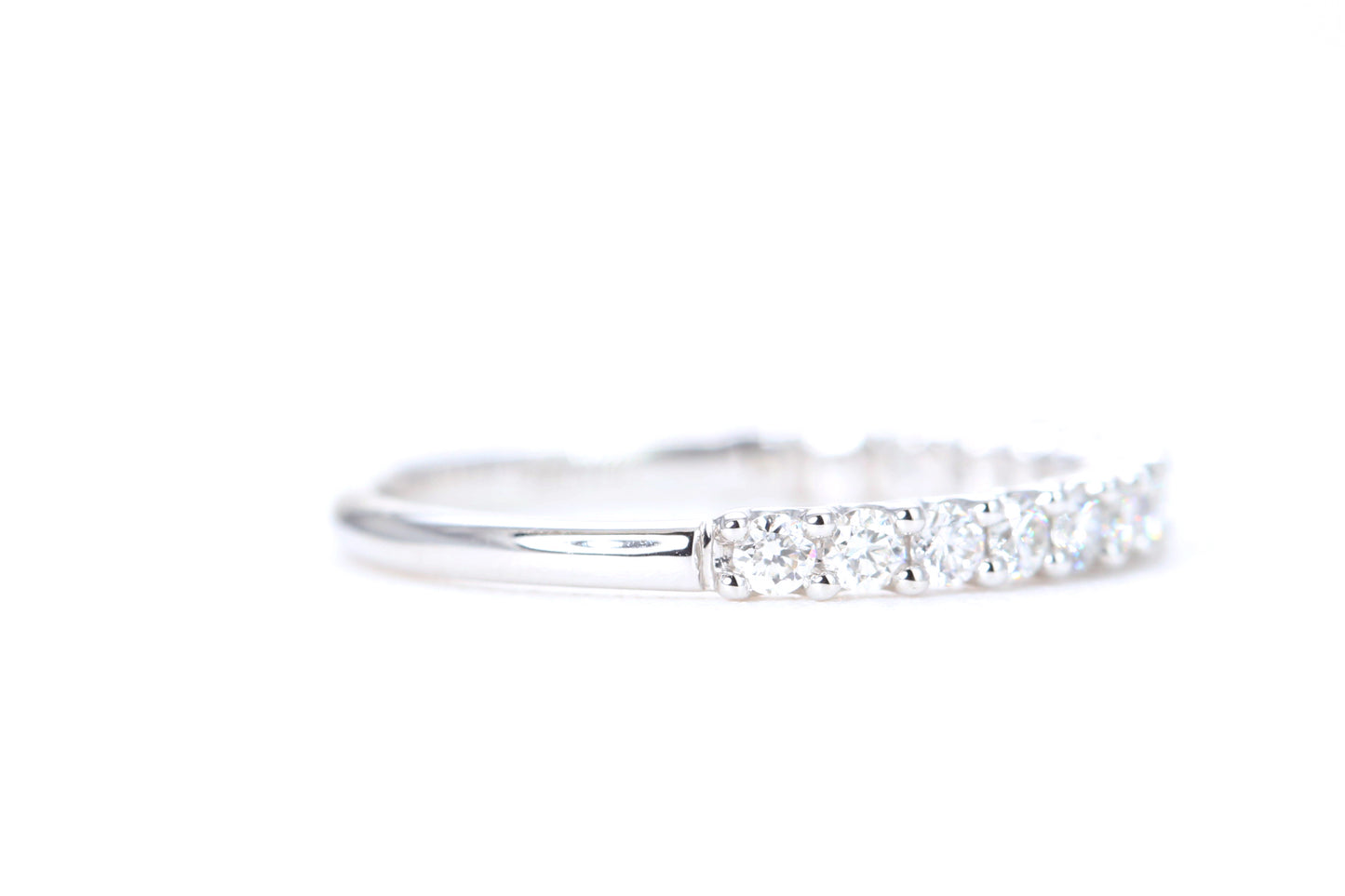 Micro Pavé 1/2 Carat Diamond Ring in 14K White Gold