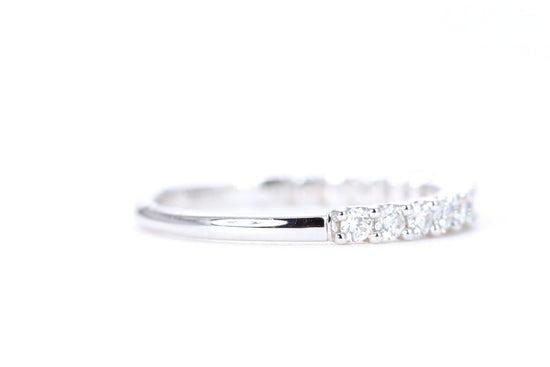 Micro Pavé 1/2 Carat Diamond Ring in 14K White Gold