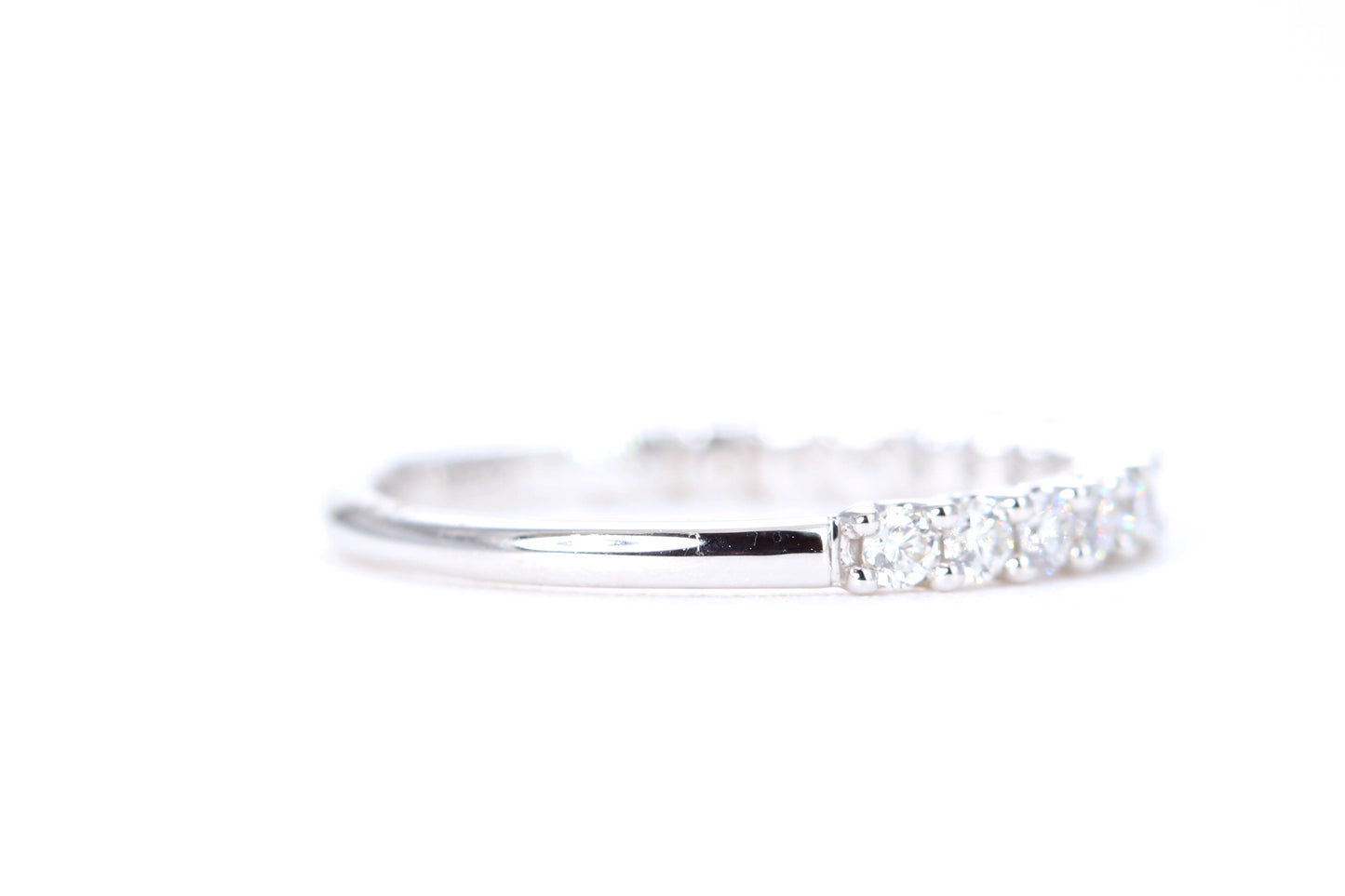 Micro Pavé 1/2 Carat Diamond Ring in 14K White Gold