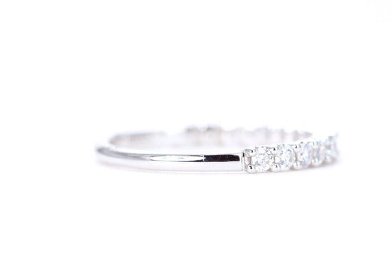 Micro Pavé 1/2 Carat Diamond Ring in 14K White Gold
