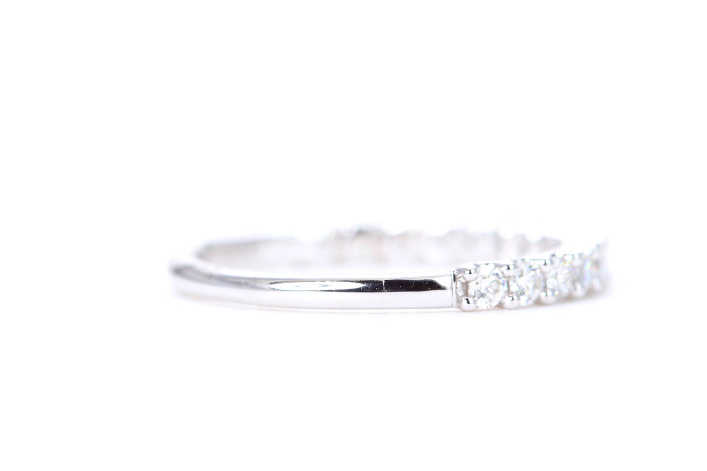 Micro Pavé 1/2 Carat Diamond Ring in 14K White Gold