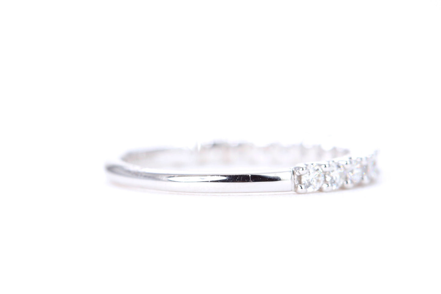 Micro Pavé 1/2 Carat Diamond Ring in 14K White Gold