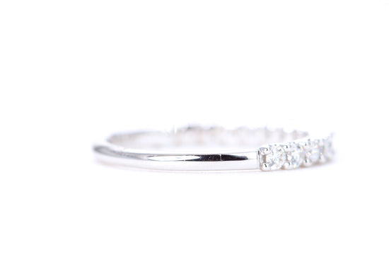 Micro Pavé 1/2 Carat Diamond Ring in 14K White Gold