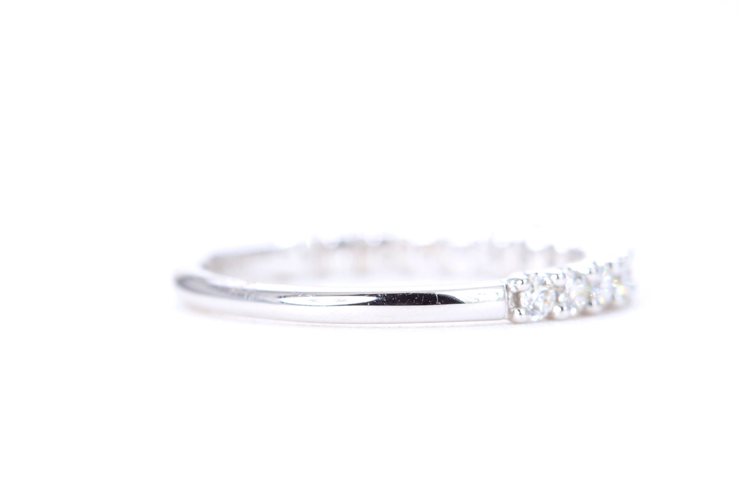 Micro Pavé 1/2 Carat Diamond Ring in 14K White Gold