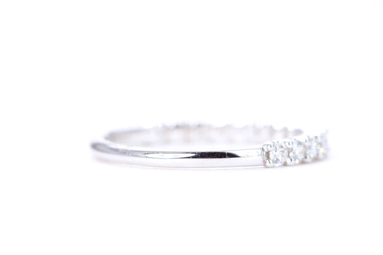Micro Pavé 1/2 Carat Diamond Ring in 14K White Gold