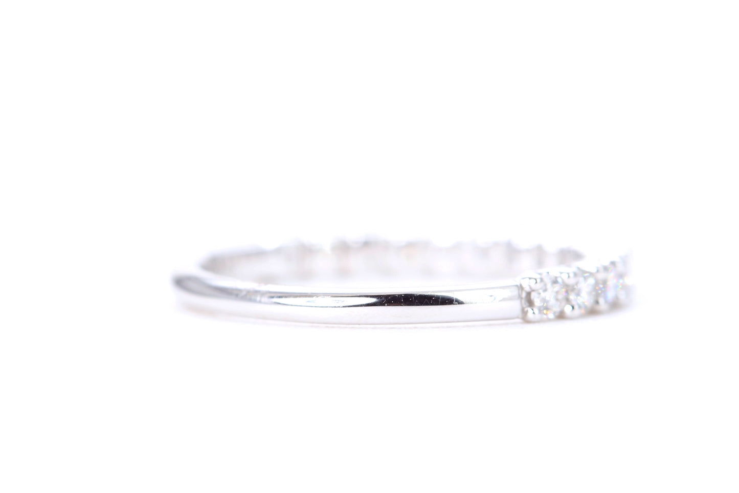 Micro Pavé 1/2 Carat Diamond Ring in 14K White Gold