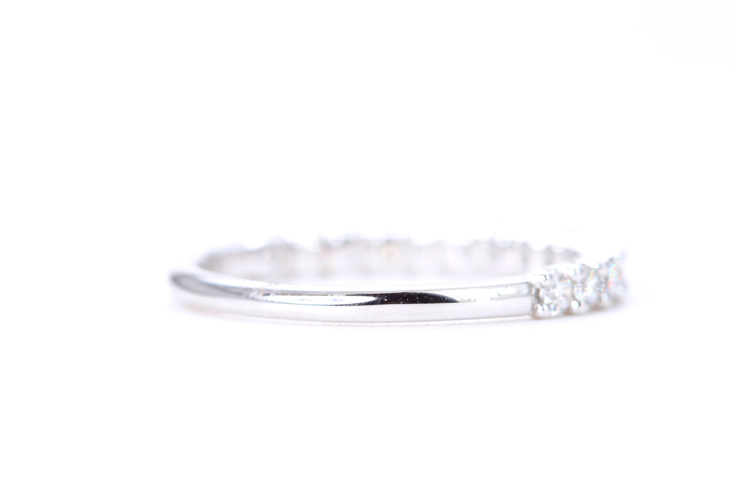 Micro Pavé 1/2 Carat Diamond Ring in 14K White Gold