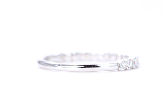 Micro Pavé 1/2 Carat Diamond Ring in 14K White Gold