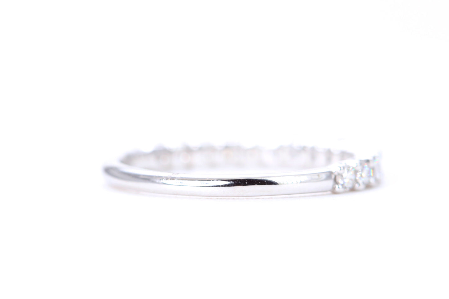 Micro Pavé 1/2 Carat Diamond Ring in 14K White Gold