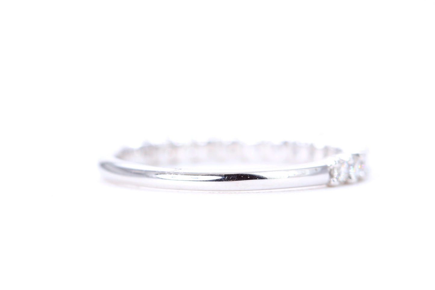 Micro Pavé 1/2 Carat Diamond Ring in 14K White Gold