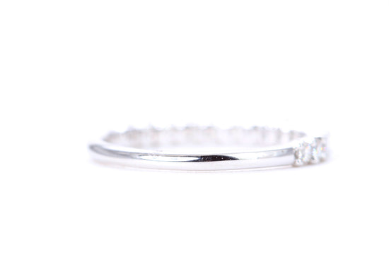 Micro Pavé 1/2 Carat Diamond Ring in 14K White Gold