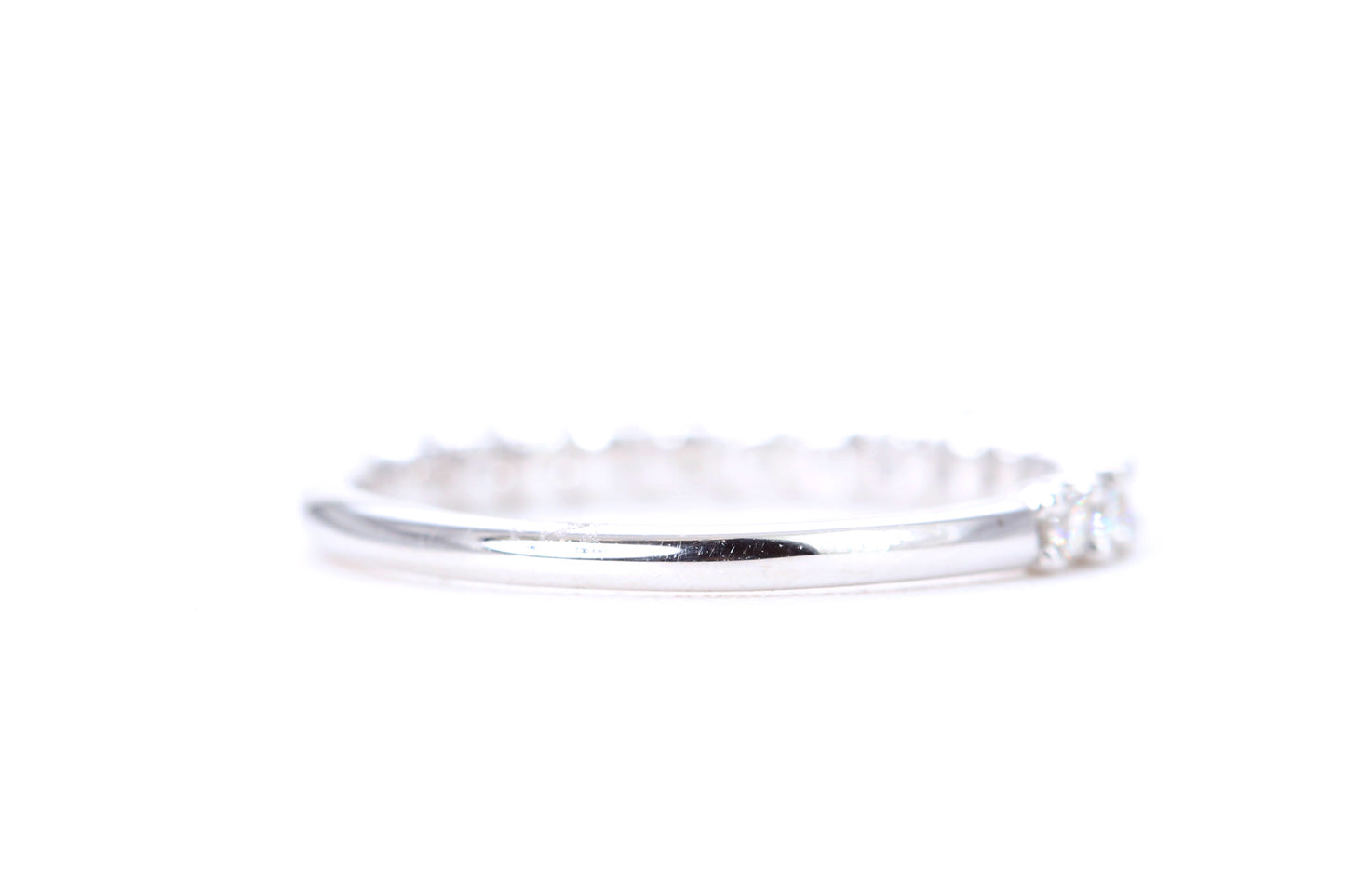 Micro Pavé 1/2 Carat Diamond Ring in 14K White Gold