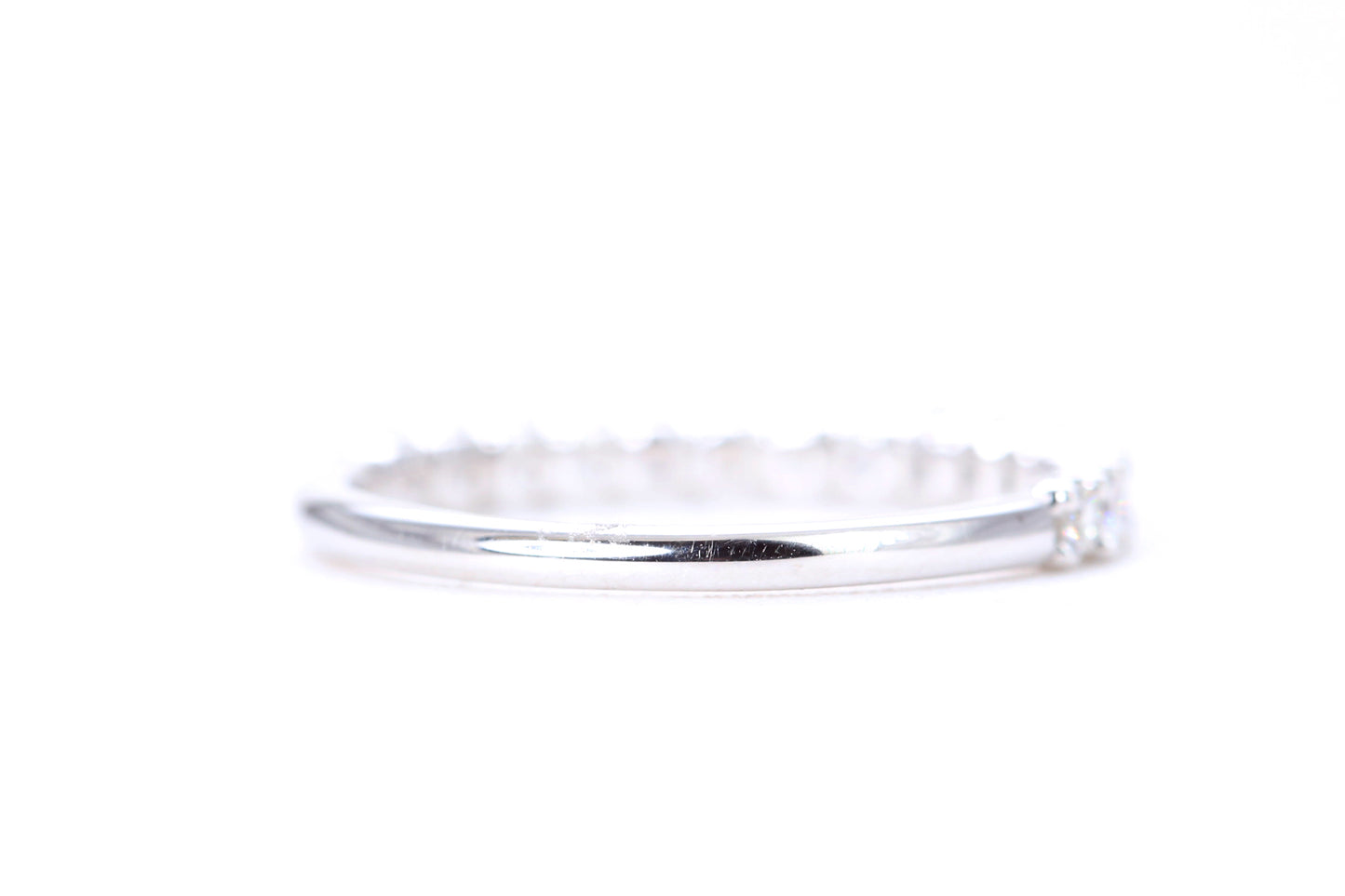 Micro Pavé 1/2 Carat Diamond Ring in 14K White Gold