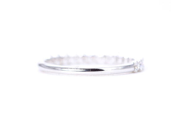 Micro Pavé 1/2 Carat Diamond Ring in 14K White Gold