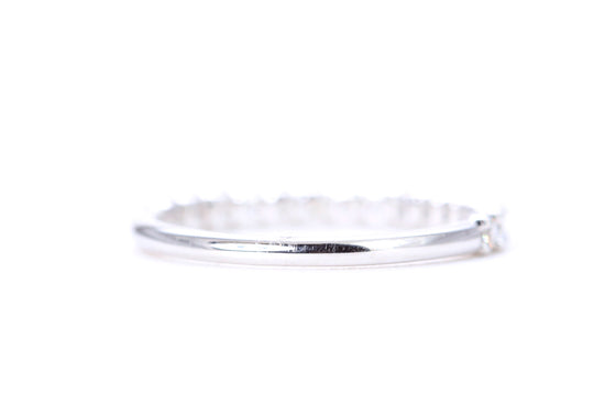 Micro Pavé 1/2 Carat Diamond Ring in 14K White Gold