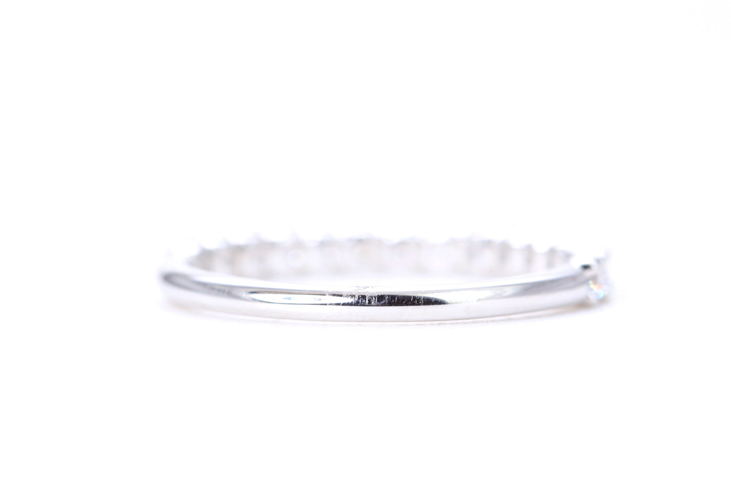 Micro Pavé 1/2 Carat Diamond Ring in 14K White Gold