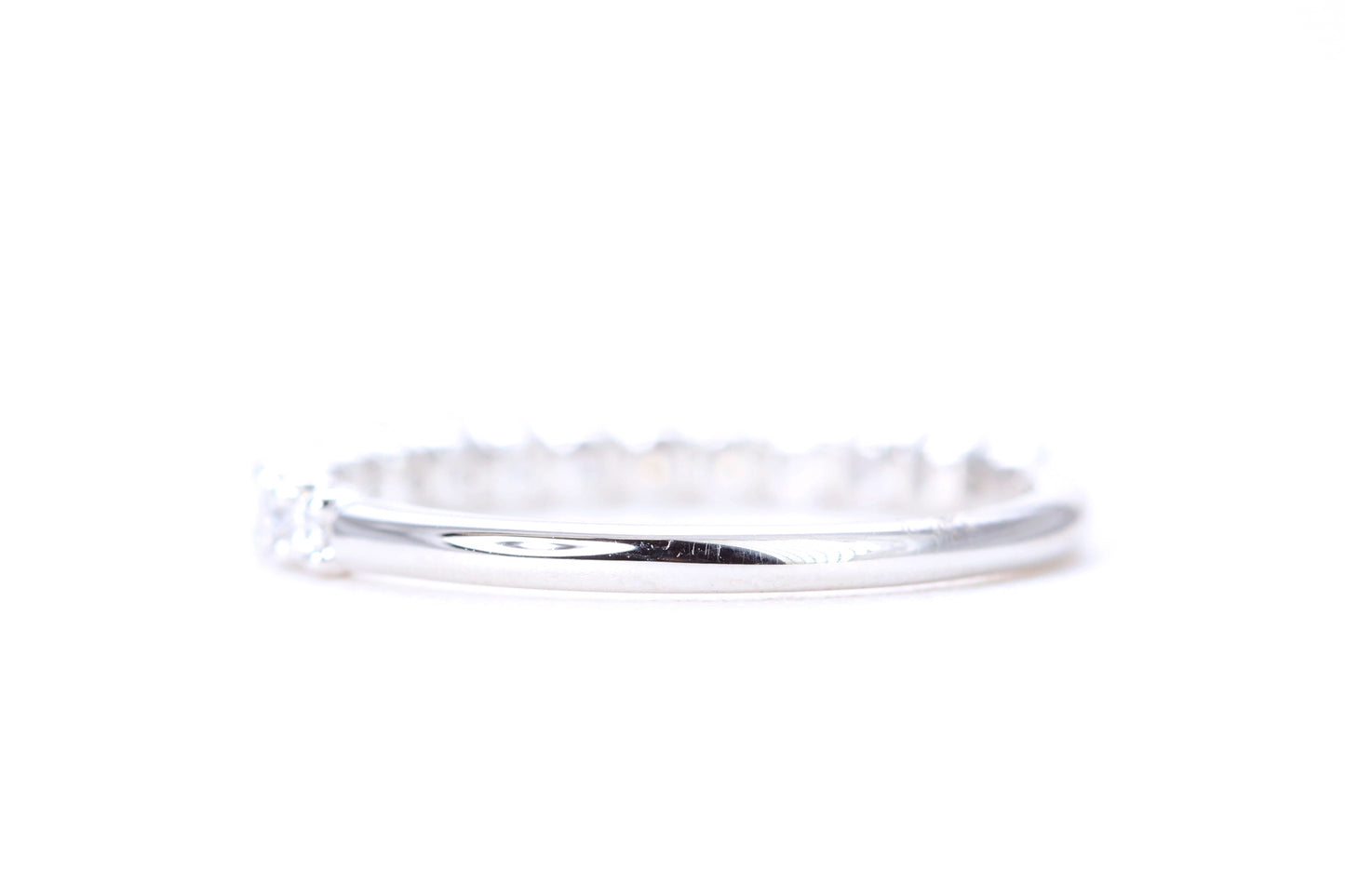 Micro Pavé 1/2 Carat Diamond Ring in 14K White Gold