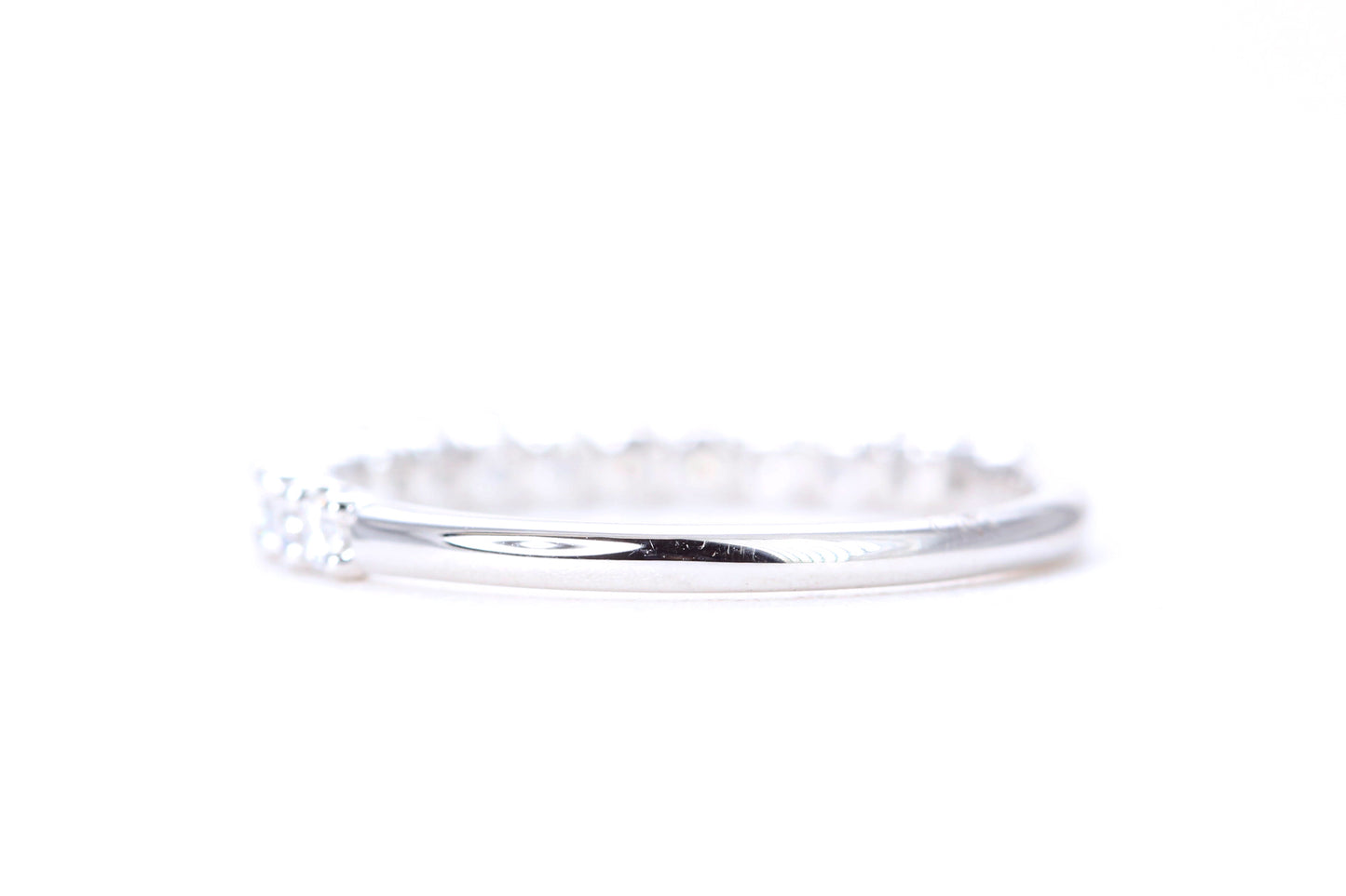 Micro Pavé 1/2 Carat Diamond Ring in 14K White Gold