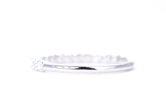 Micro Pavé 1/2 Carat Diamond Ring in 14K White Gold
