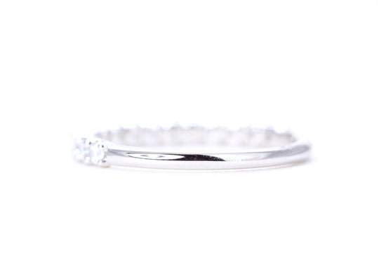 Micro Pavé 1/2 Carat Diamond Ring in 14K White Gold