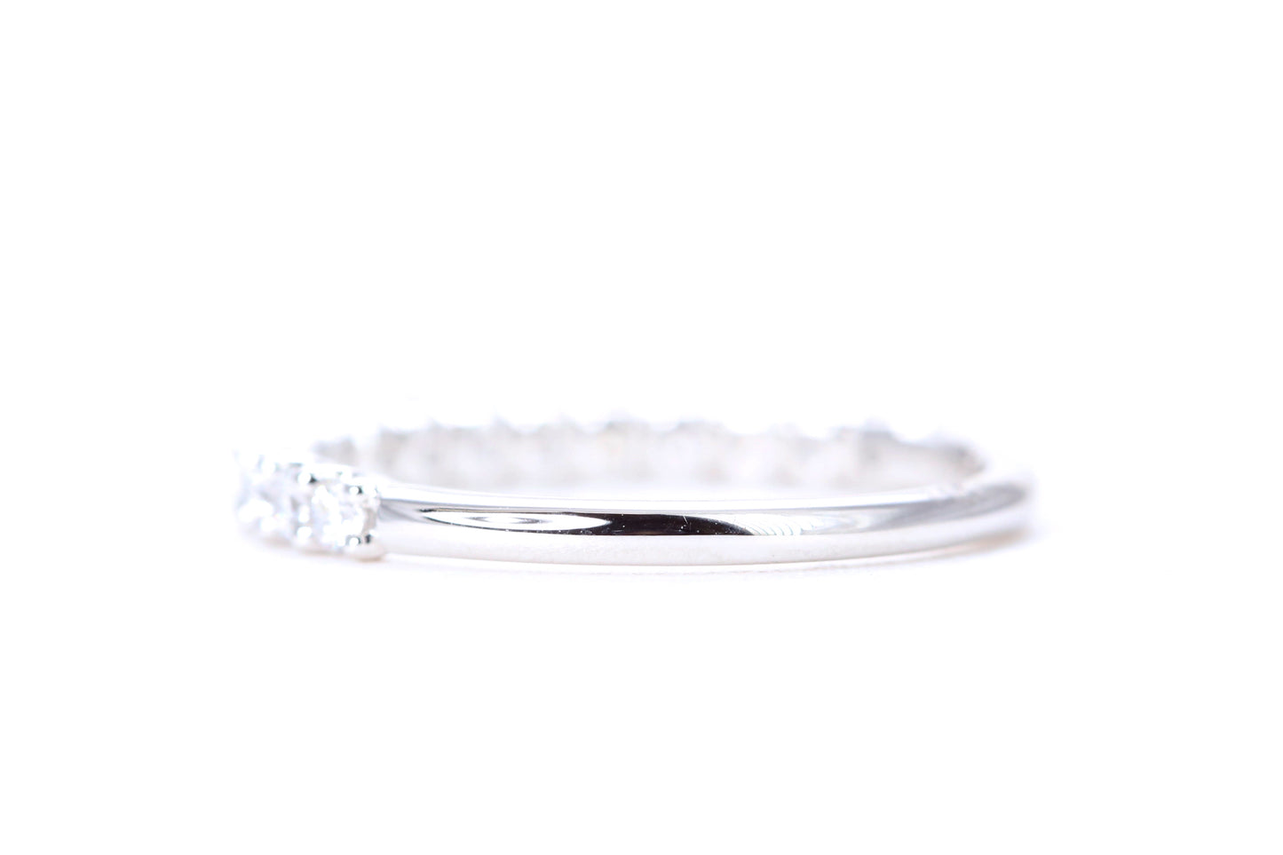 Micro Pavé 1/2 Carat Diamond Ring in 14K White Gold