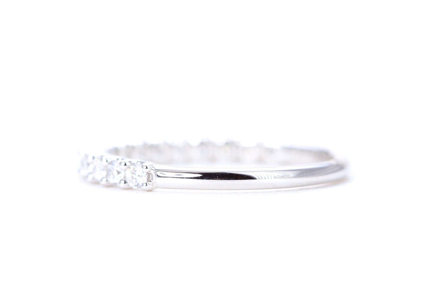 Micro Pavé 1/2 Carat Diamond Ring in 14K White Gold