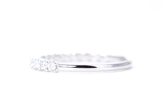 Micro Pavé 1/2 Carat Diamond Ring in 14K White Gold