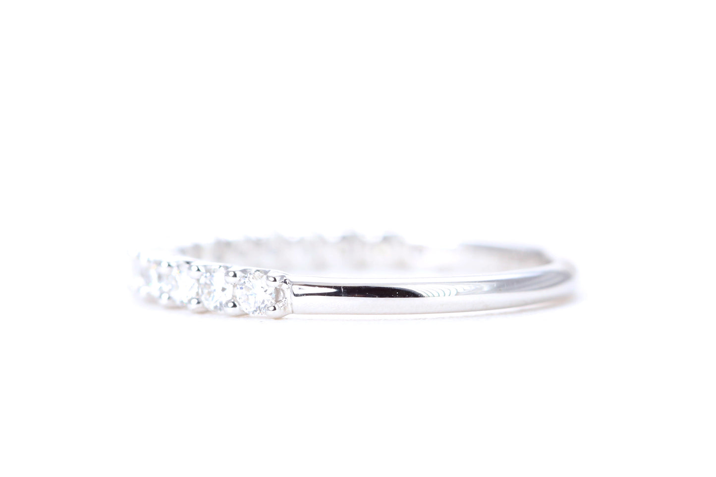 Micro Pavé 1/2 Carat Diamond Ring in 14K White Gold