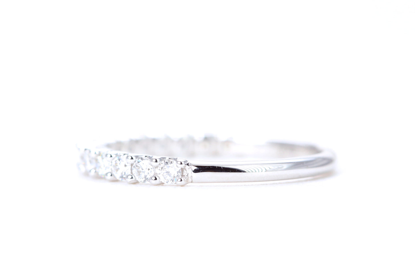 Micro Pavé 1/2 Carat Diamond Ring in 14K White Gold