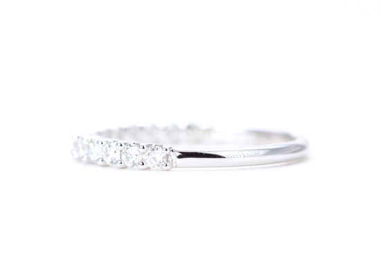 Micro Pavé 1/2 Carat Diamond Ring in 14K White Gold