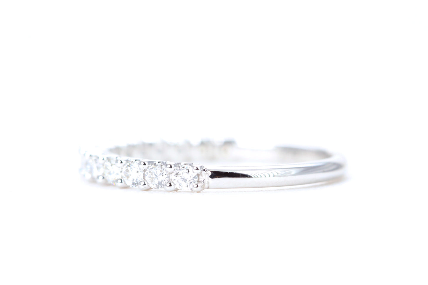 Micro Pavé 1/2 Carat Diamond Ring in 14K White Gold