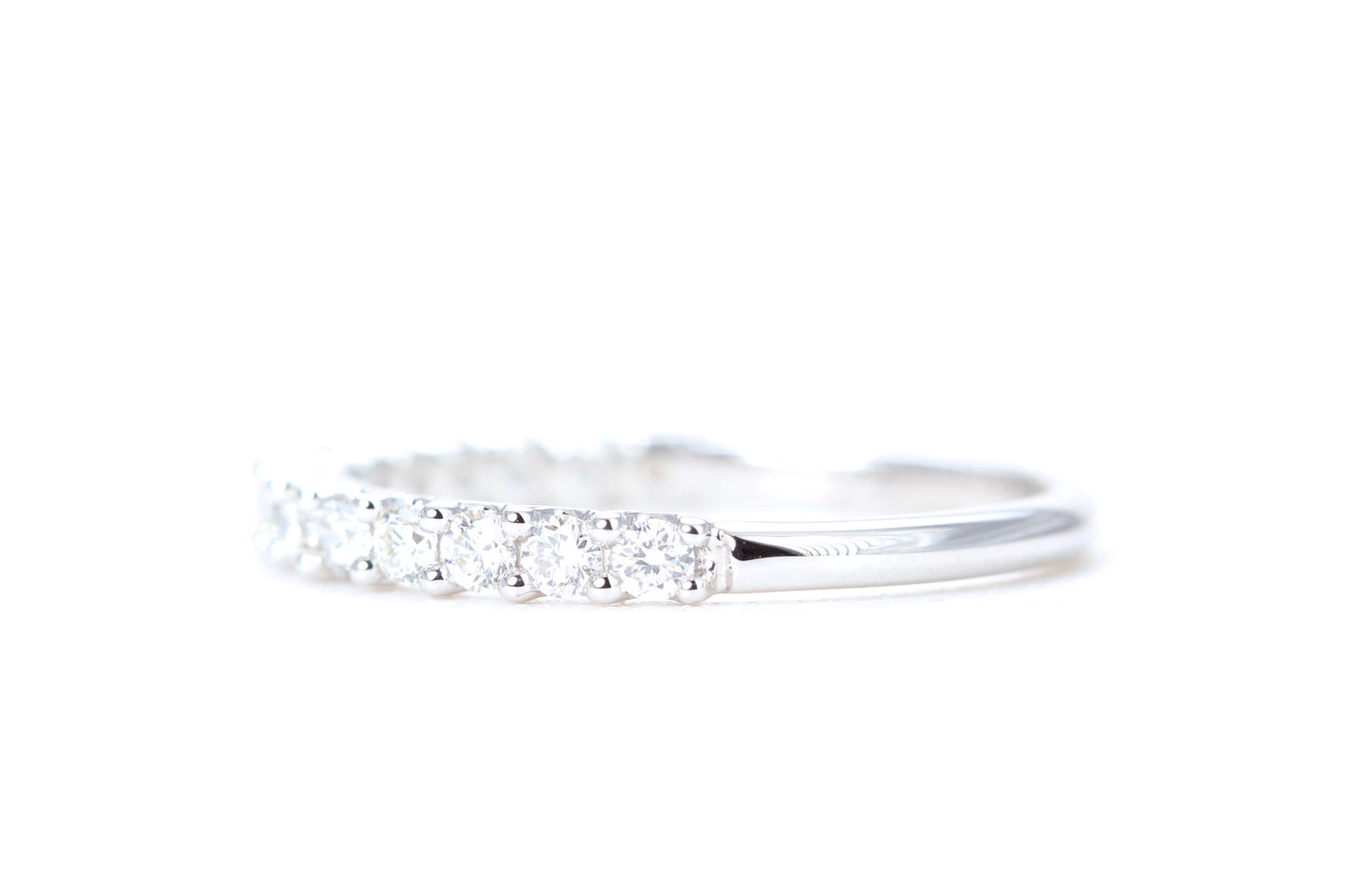 Micro Pavé 1/2 Carat Diamond Ring in 14K White Gold