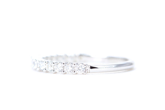 Micro Pavé 1/2 Carat Diamond Ring in 14K White Gold