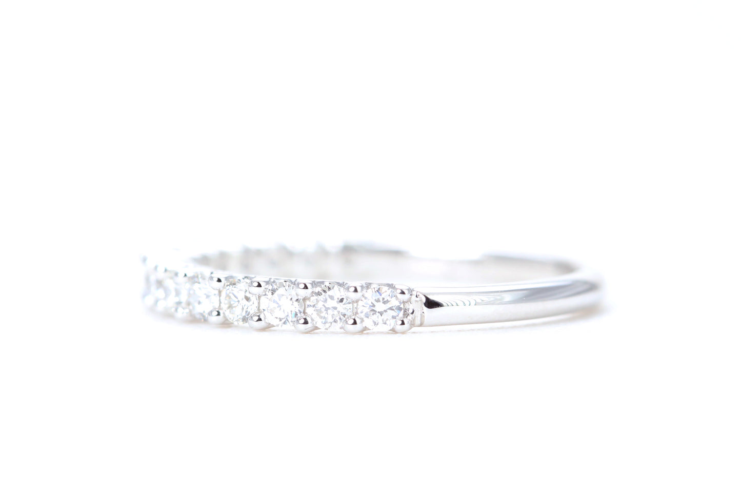 Micro Pavé 1/2 Carat Diamond Ring in 14K White Gold
