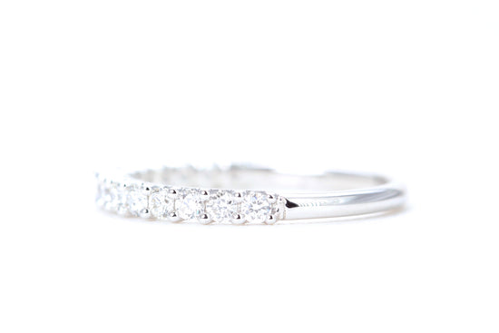 Micro Pavé 1/2 Carat Diamond Ring in 14K White Gold