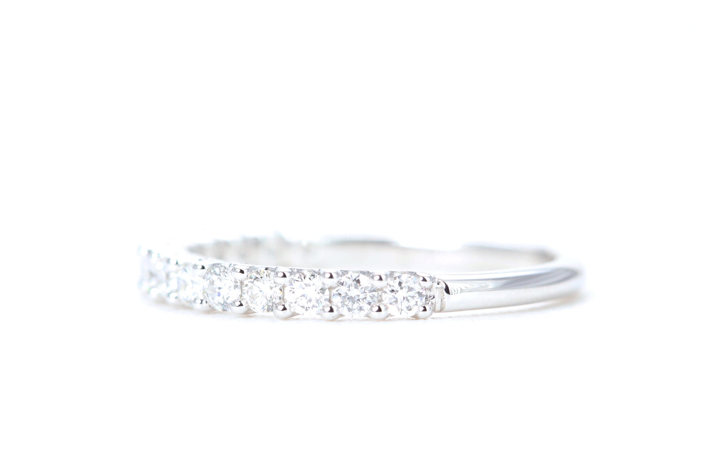 Micro Pavé 1/2 Carat Diamond Ring in 14K White Gold