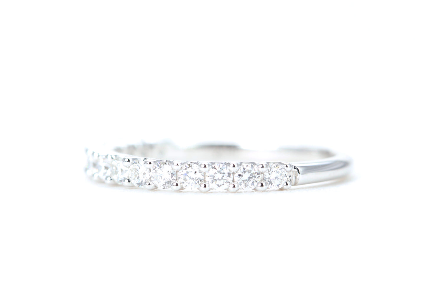 Micro Pavé 1/2 Carat Diamond Ring in 14K White Gold
