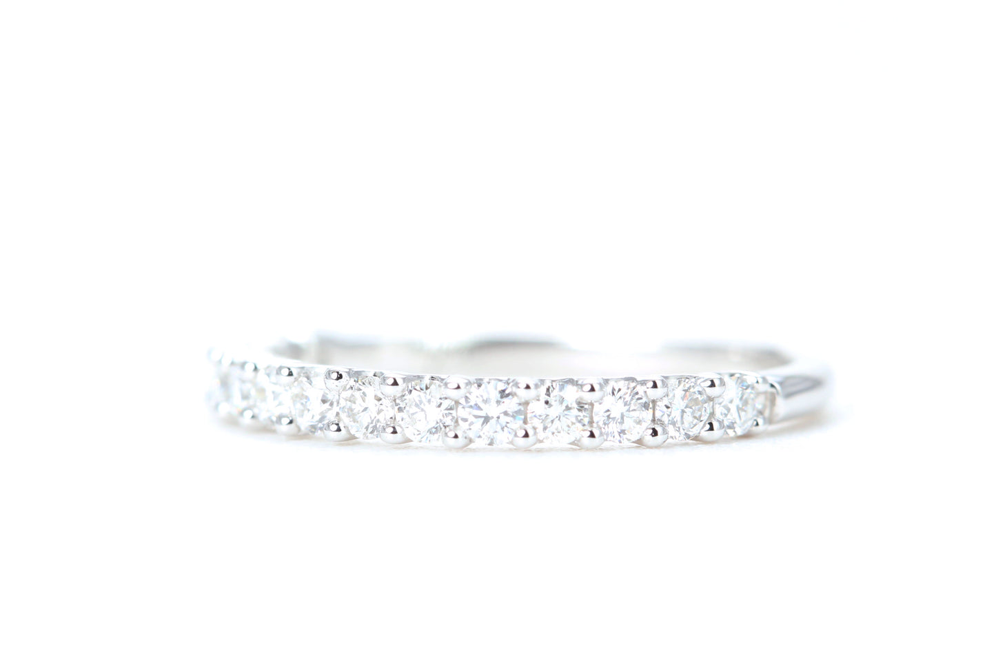 Micro Pavé 1/2 Carat Diamond Ring in 14K White Gold