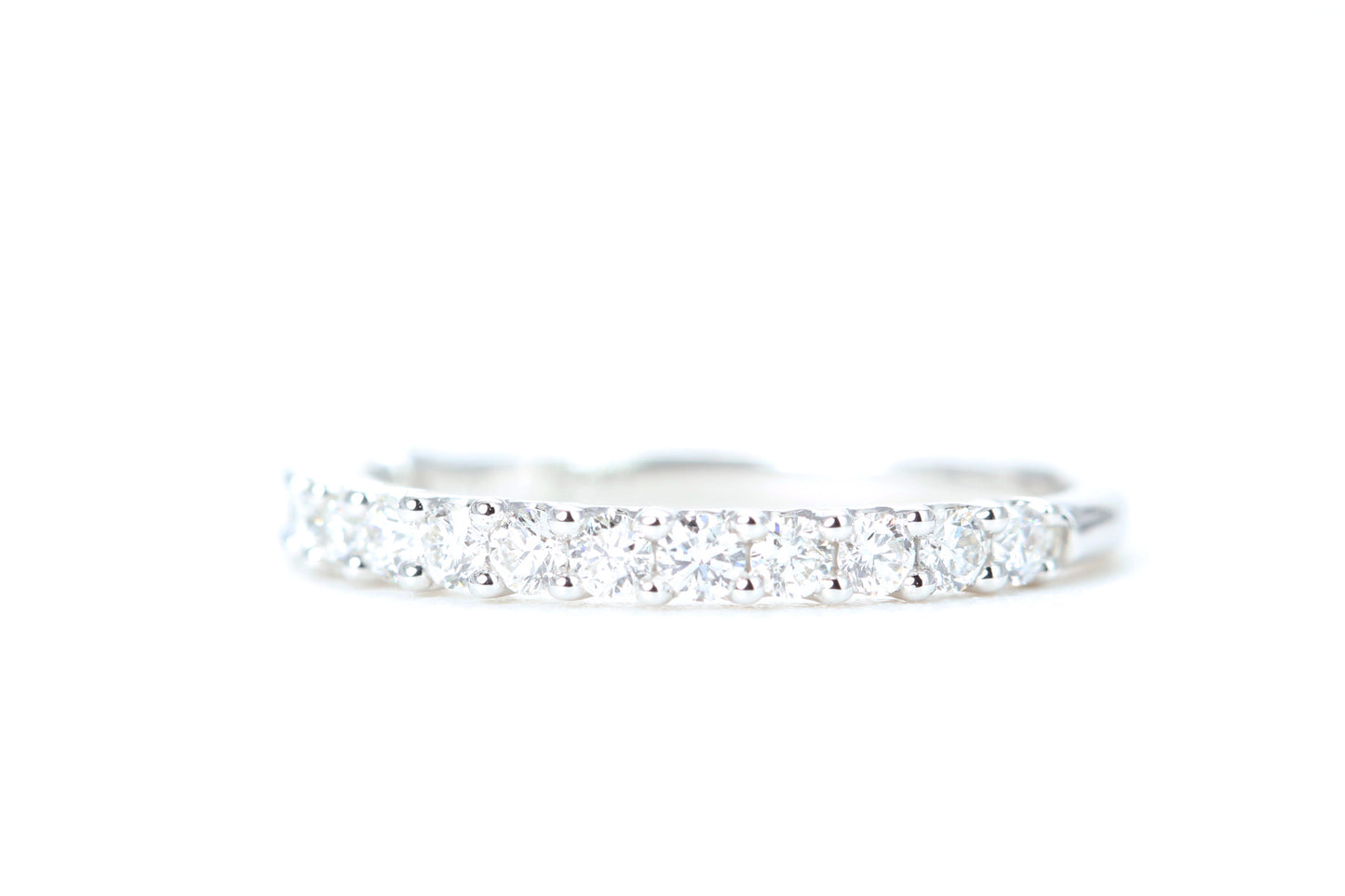 Micro Pavé 1/2 Carat Diamond Ring in 14K White Gold