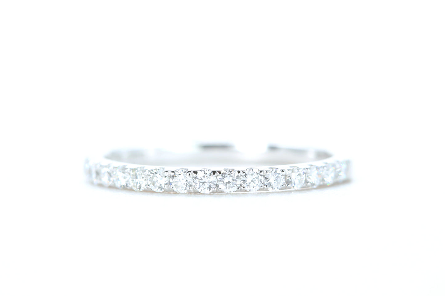 Micro Pavé Diamond Ring 1/3 Carat in Platinum