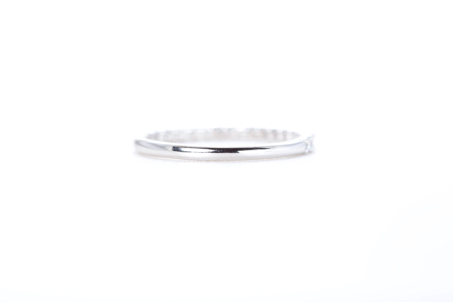 Micro Pavé 1/3 Carat Diamond Ring in 18K White Gold