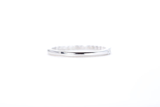 Micro Pavé 1/3 Carat Diamond Ring in 18K White Gold